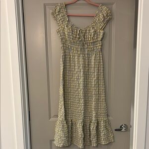 Yellow and Gray Dress